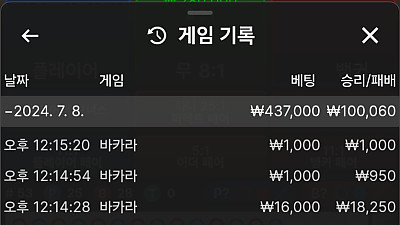 헤라 - 역시 식후바카라가 잘되네요